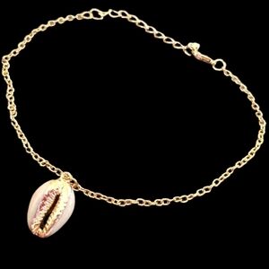 New Seashell Anklet Beach Theme Goldplated Chain Anklet Seashell Jewelry